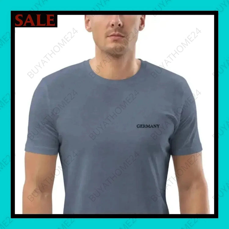 Herren T-Shirt S-2XL - BUYATHOME24 - bestickt - GERMANY - HERRENMODE, T-Shirt, YOUR STYLE