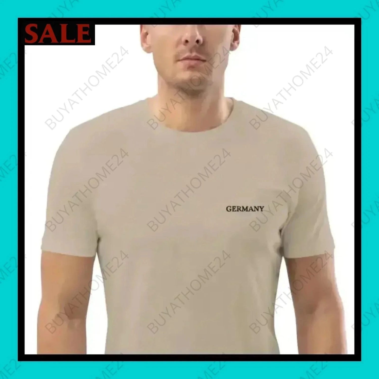 Herren T-Shirt S-2XL - BUYATHOME24 - bestickt - GERMANY - HERRENMODE, T-Shirt, YOUR STYLE