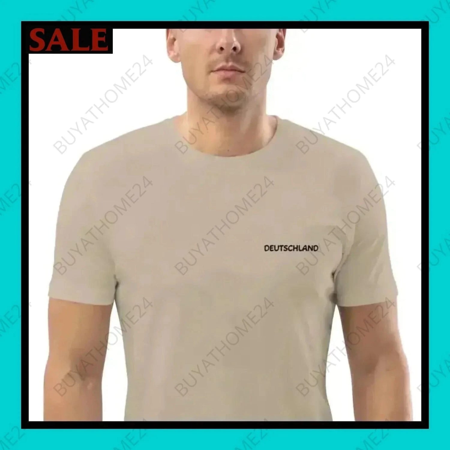 Herren T-Shirt S-2XL - BUYATHOME24 - bestickt - GERMANY - HERRENMODE, T-Shirt, YOUR STYLE