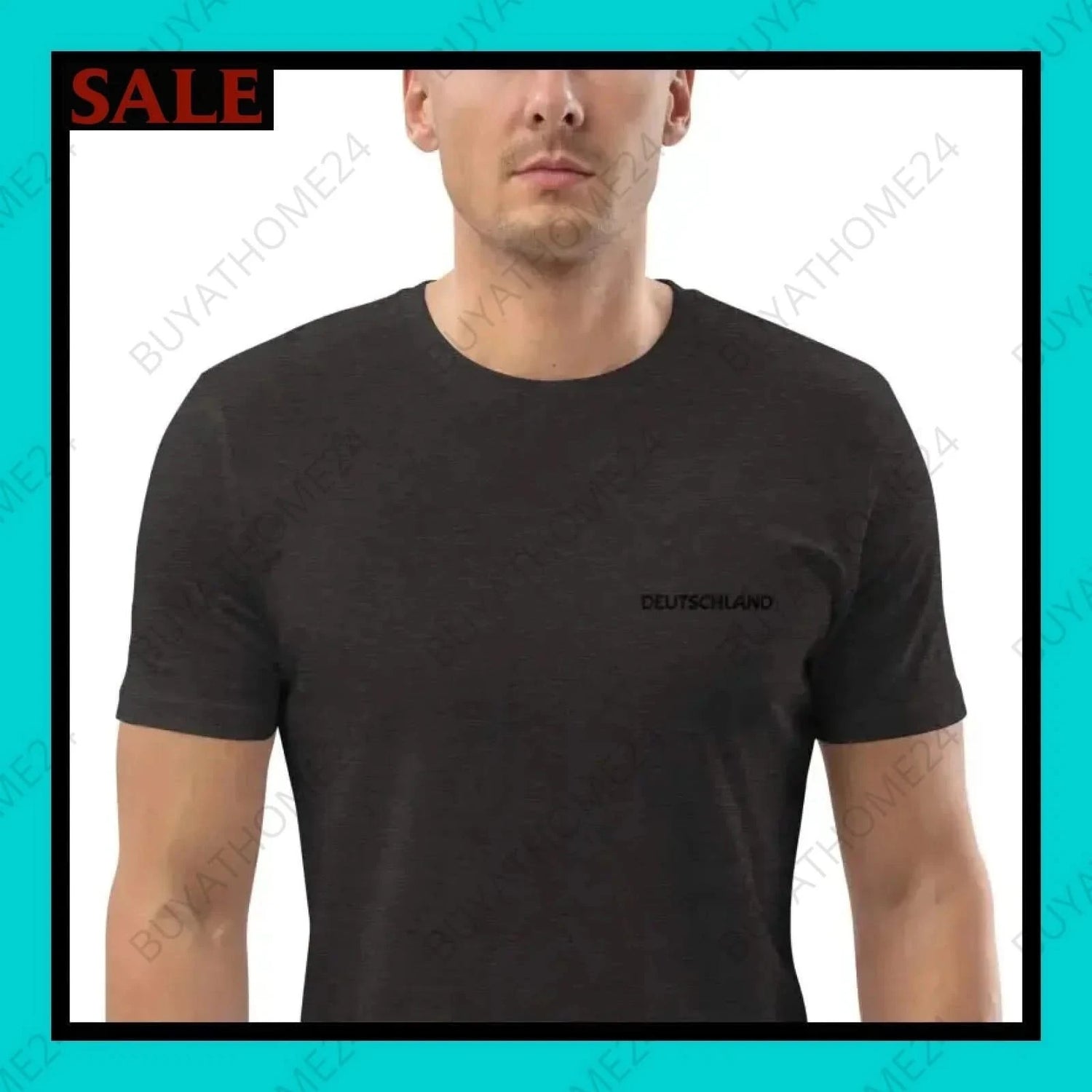 Herren T-Shirt S-2XL - BUYATHOME24 - bestickt - GERMANY - HERRENMODE, T-Shirt, YOUR STYLE