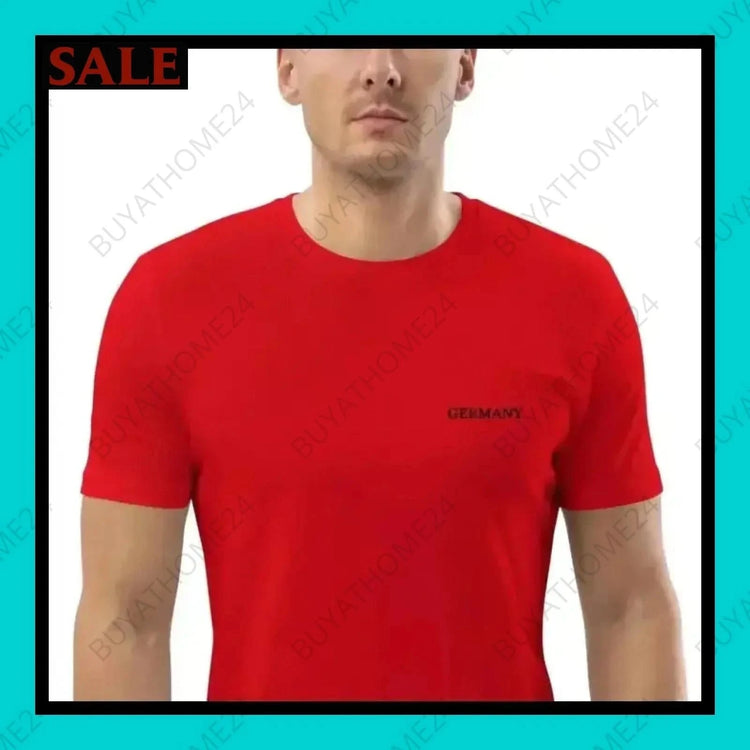 Herren T-Shirt S-2XL - BUYATHOME24 - bestickt - GERMANY - HERRENMODE, T-Shirt, YOUR STYLE