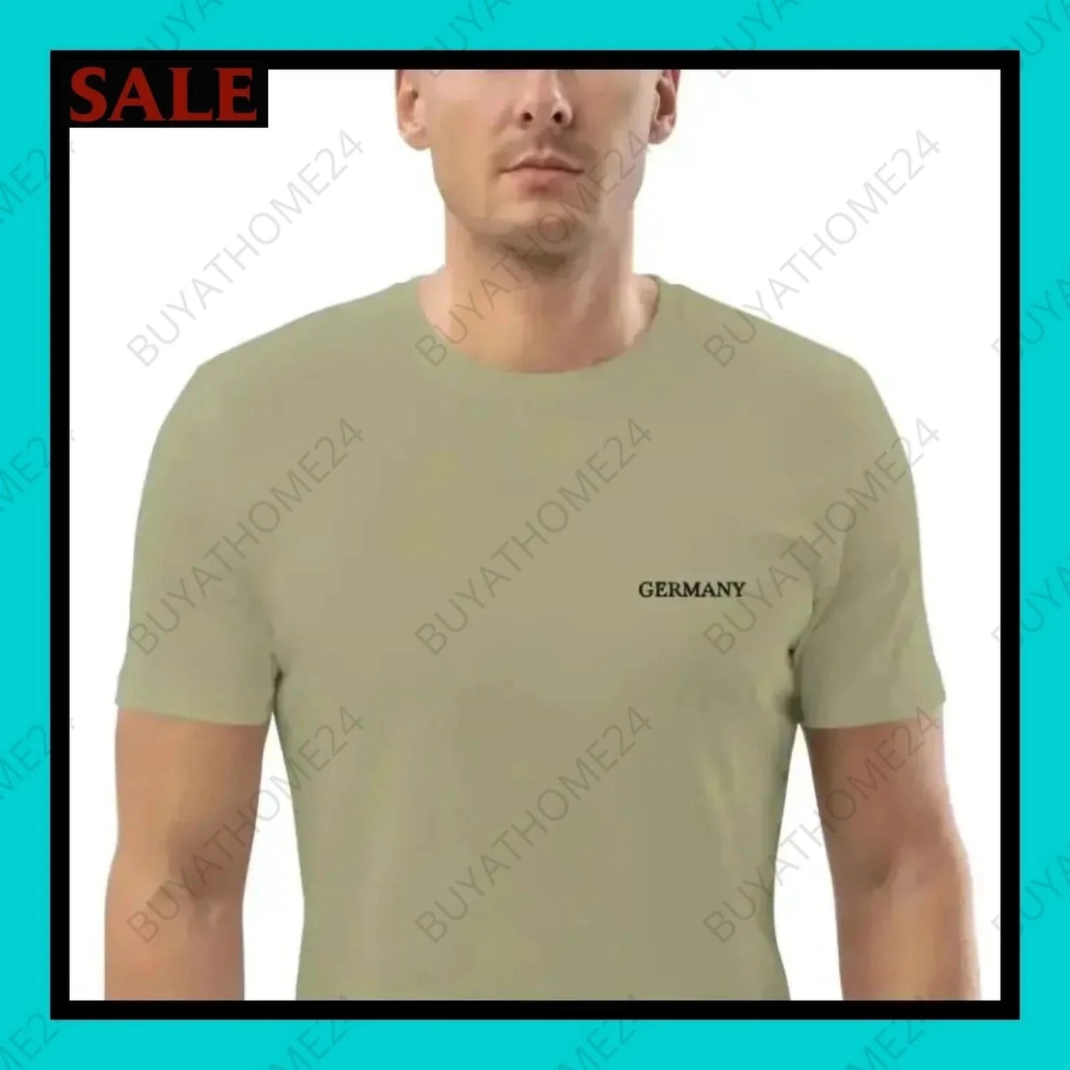 Herren T-Shirt S-2XL - BUYATHOME24 - bestickt - GERMANY - HERRENMODE, T-Shirt, YOUR STYLE