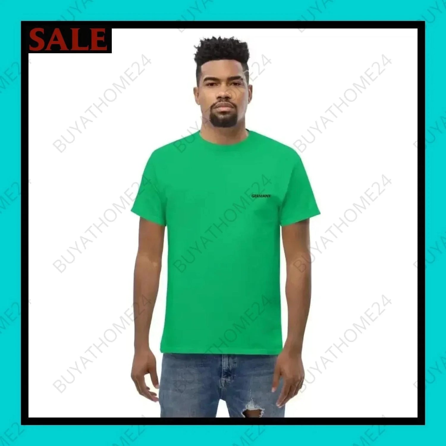 Herren T-Shirt S-5XL - BUYATHOME24 - bestickt - GERMANY - HERRENMODE, T-Shirt, YOUR STYLE