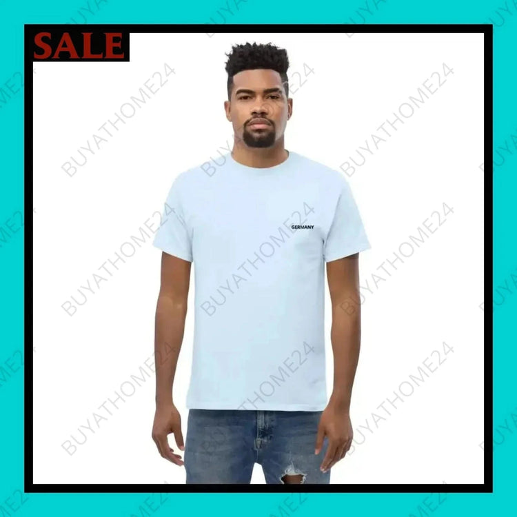 Herren T-Shirt S-5XL - BUYATHOME24 - bestickt - GERMANY - HERRENMODE, T-Shirt, YOUR STYLE