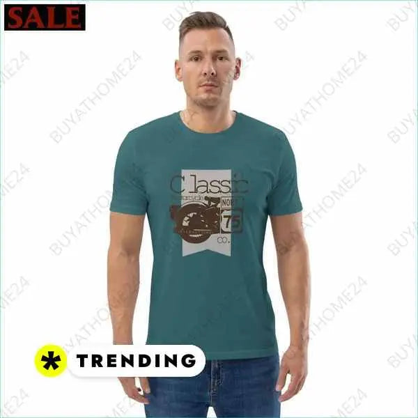 Grafik Rundhalsshirts Herren & Damen T-Shirt S - 5XL – Vielseitig von BUYATHOME24® BUYATHOME24®