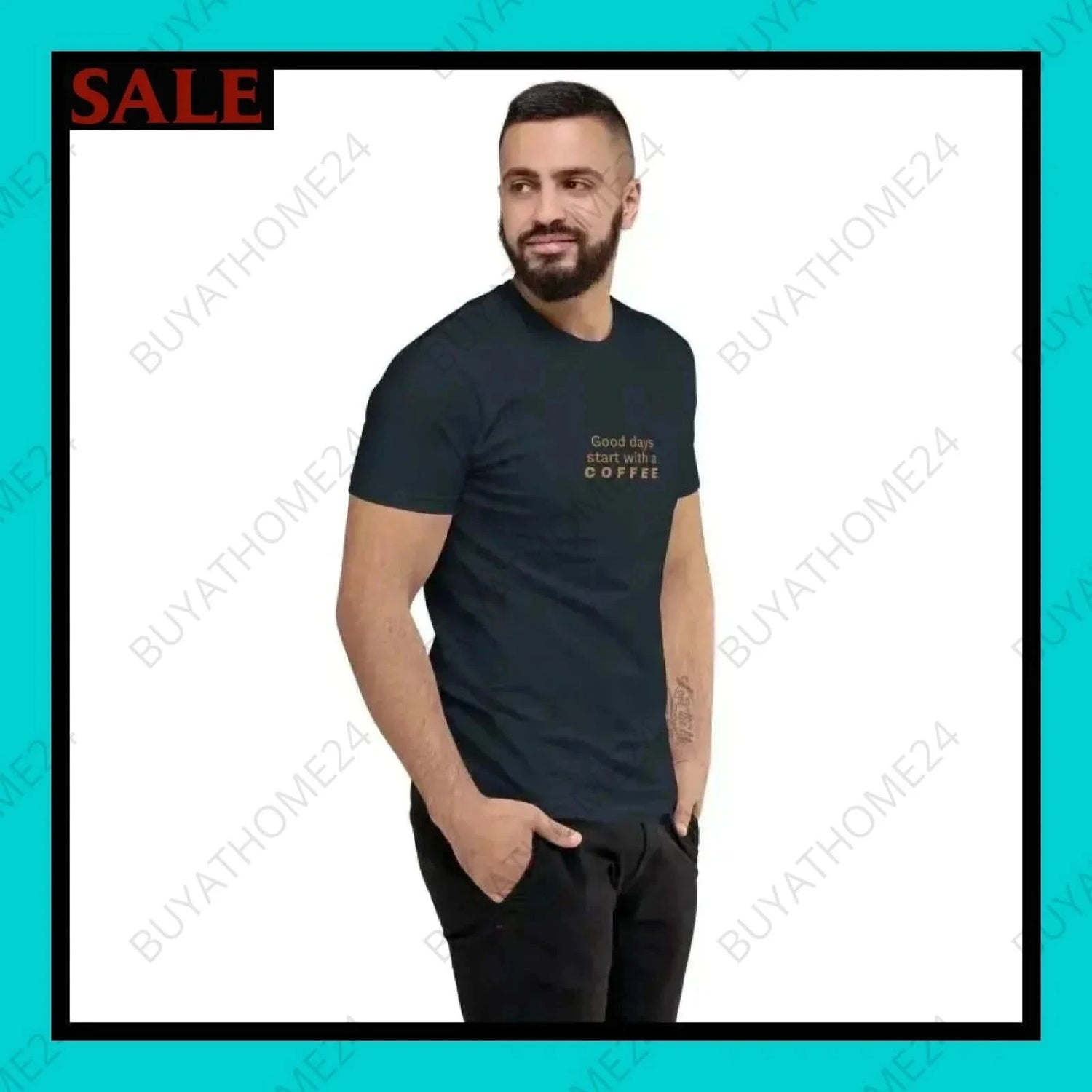 Herren T-Shirt XS-3XL - BUYATHOME24 - T-Shirtdruck - GERMANY - HERRENMODE, T-Shirt, YOUR STYLE