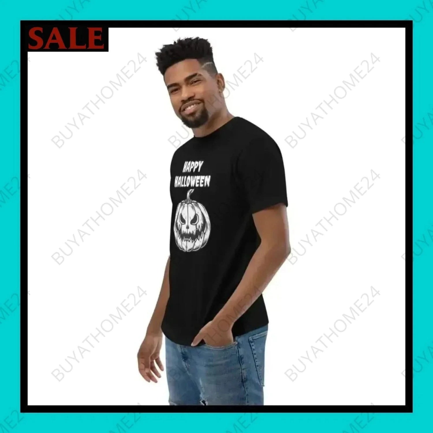 Herren T-Shirt XS-3XL - BUYATHOME24 - T-Shirtdruck - GERMANY - HALLOWEEN, HERRENMODE, T-Shirt, YOUR STYLE