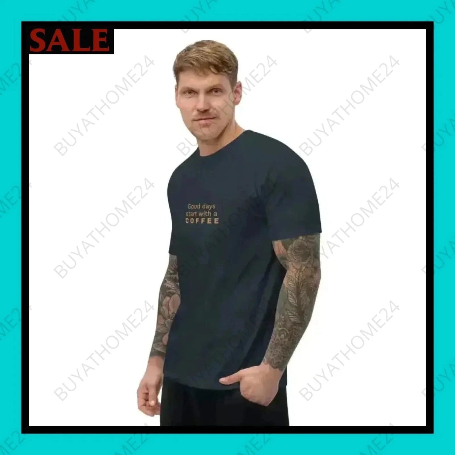 Herren T-Shirt XS-3XL - BUYATHOME24 - T-Shirtdruck - GERMANY - HERRENMODE, T-Shirt, YOUR STYLE