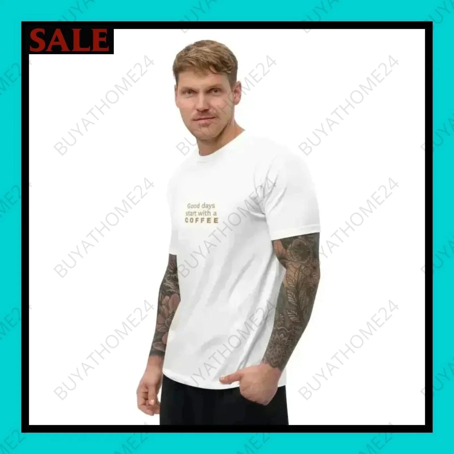 Herren T-Shirt XS-3XL - BUYATHOME24 - T-Shirtdruck - GERMANY - HERRENMODE, T-Shirt, YOUR STYLE