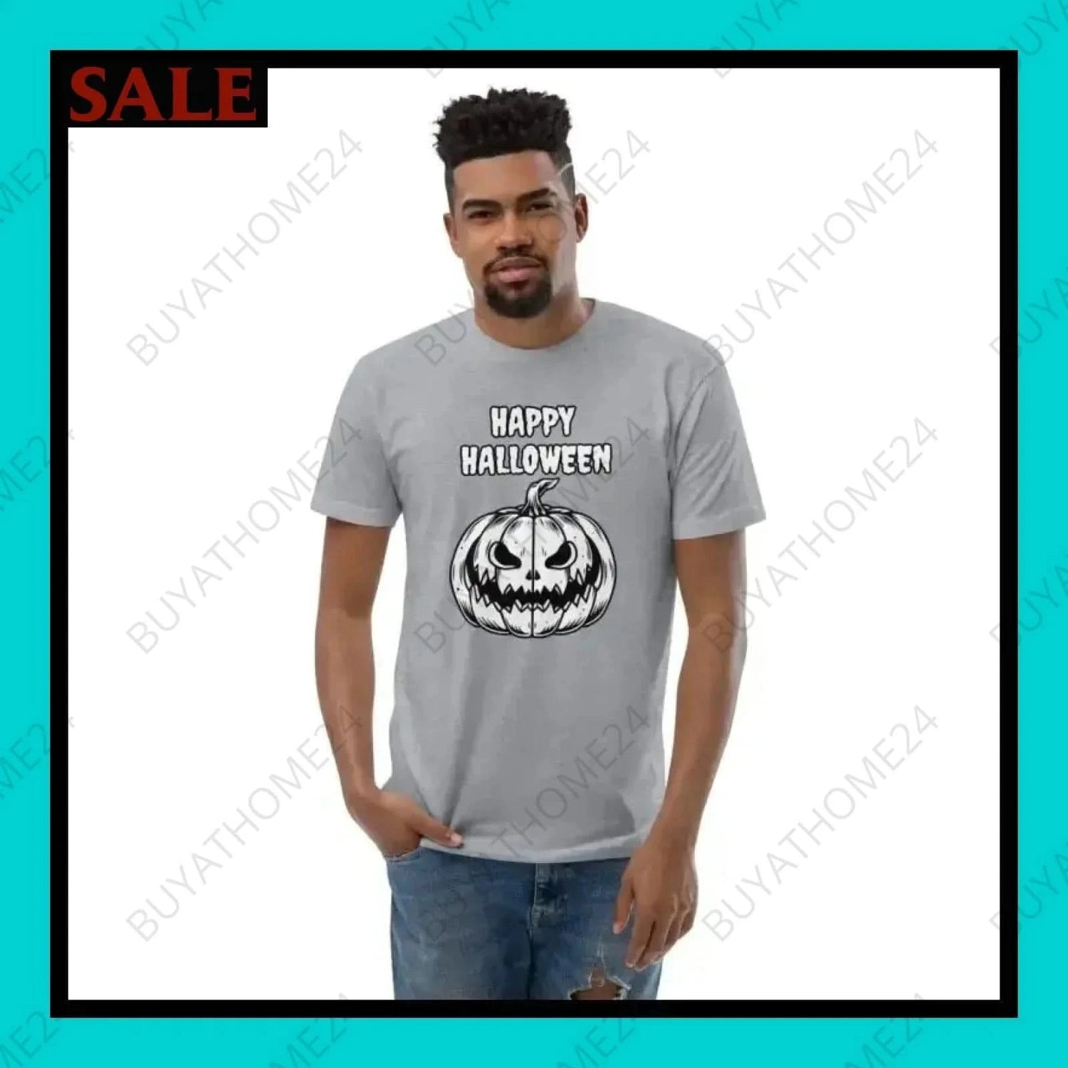 Herren T-Shirt XS-3XL - BUYATHOME24 - T-Shirtdruck - GERMANY - HALLOWEEN, HERRENMODE, T-Shirt, YOUR STYLE