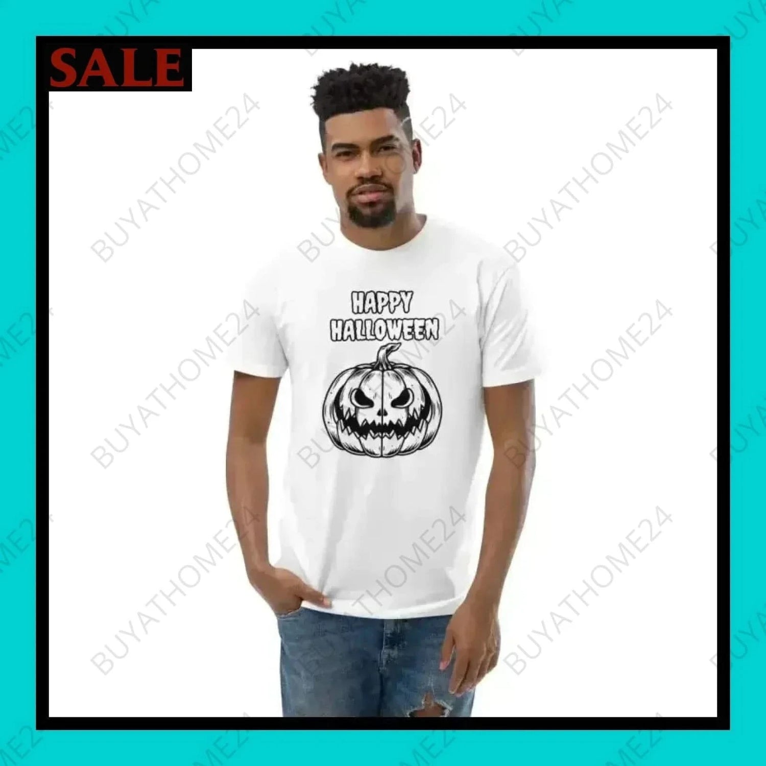 Herren T-Shirt XS-3XL - BUYATHOME24 - T-Shirtdruck - GERMANY - HALLOWEEN, HERRENMODE, T-Shirt, YOUR STYLE