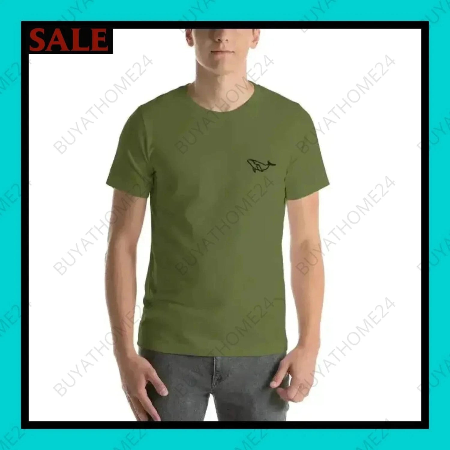 Herren T-Shirt XS-5XL - BUYATHOME24 - bestickt - GERMANY - HERRENMODE, T-Shirt