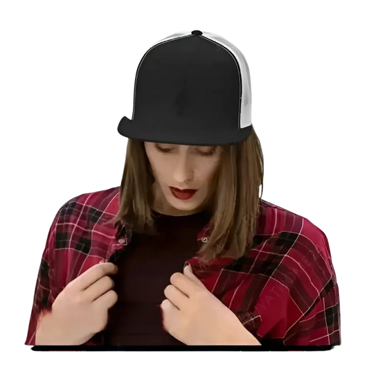 Unisex Hip-Hop Rapper Snapback Cap aus Baumwollmischung, 52 cm, stylischer Hut für Herren und Damen, modisches Accessoire