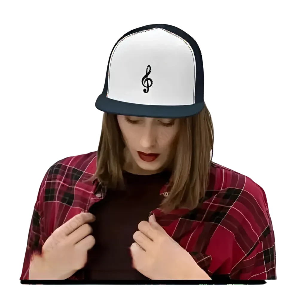Unisex Hip-Hop Rapper Snapback Cap aus Baumwollmischung, 52 cm, mit gesticktem Design, ideal für Streetwear und Mode.