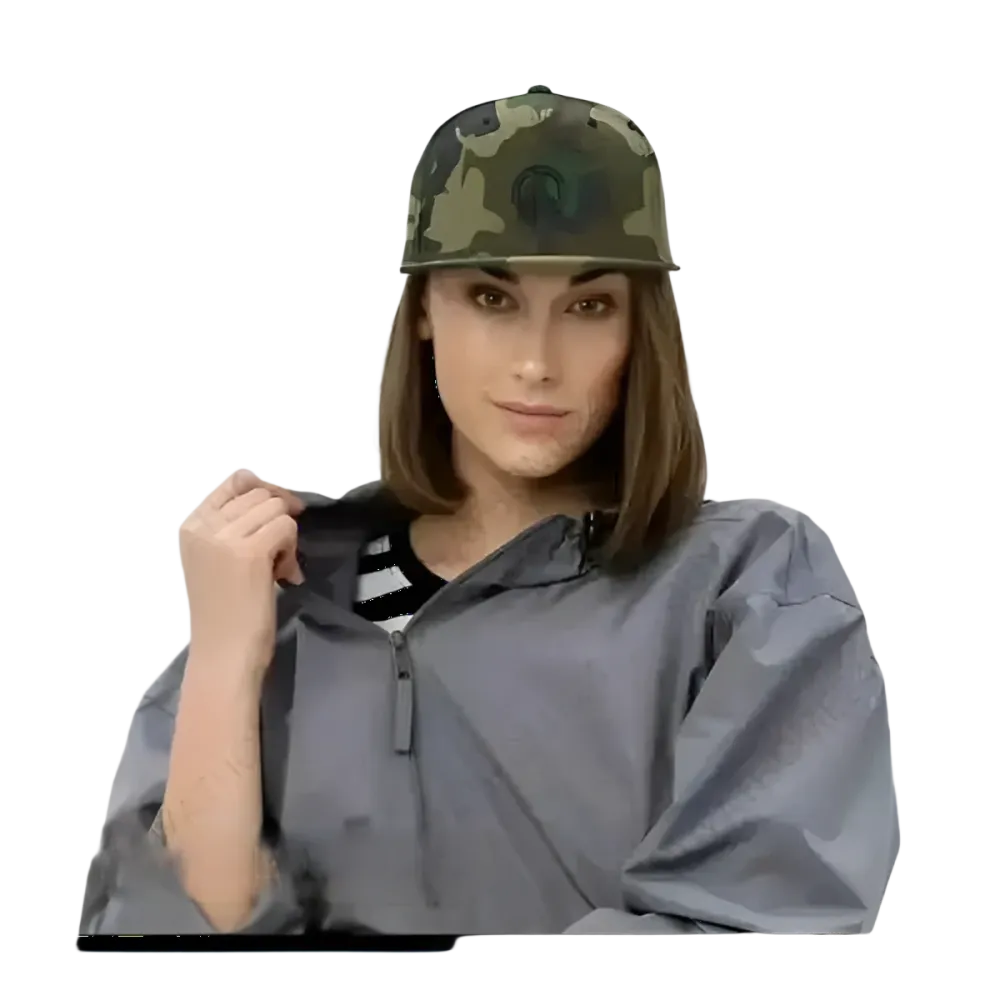 Unisex Hip-Hop Snapback Cap aus Acryl und Baumwolle, verstellbar 51-60 cm, stilvoller Streetwear Hut von BUYATHOME24