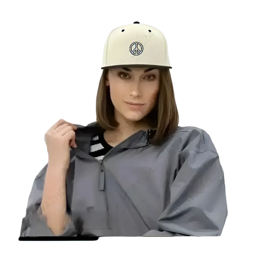 Unisex Hip-Hop Snapback Cap aus Acryl und Baumwolle, 51-60 cm, mit stylischem Design für Herren und Damen.