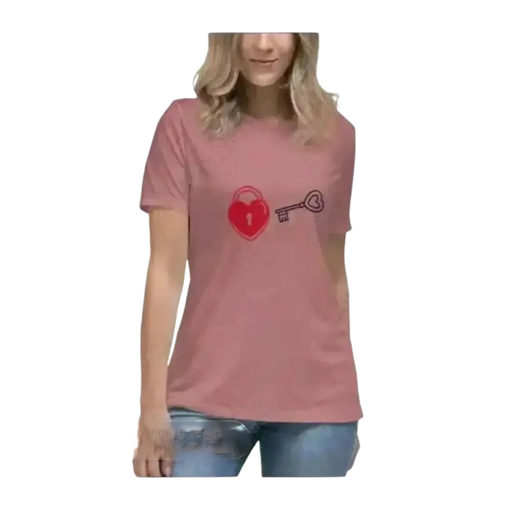 Hochzeits Grafik Damen T-Shirt aus Baumwolle in den Größen S bis 3XL, stilvoller Komfort, rundhals, modisches Design.