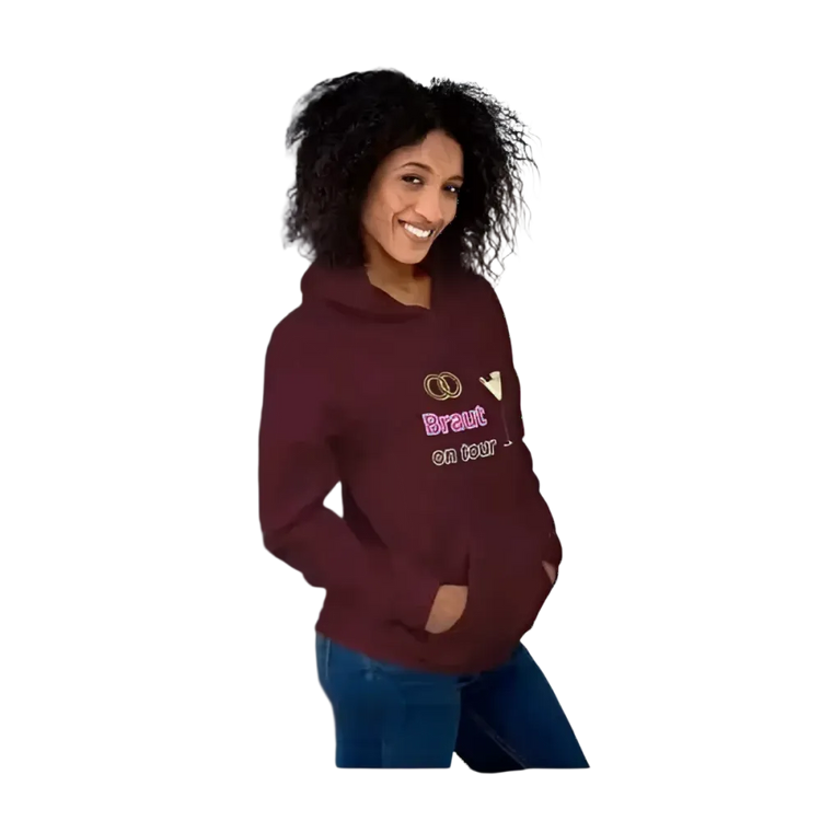 Grafik Damen Hoodie von BUYATHOME24, Hochzeit Kapuzenpullover für Damen in S bis 5XL, ideal für Junggesellinnenabschied