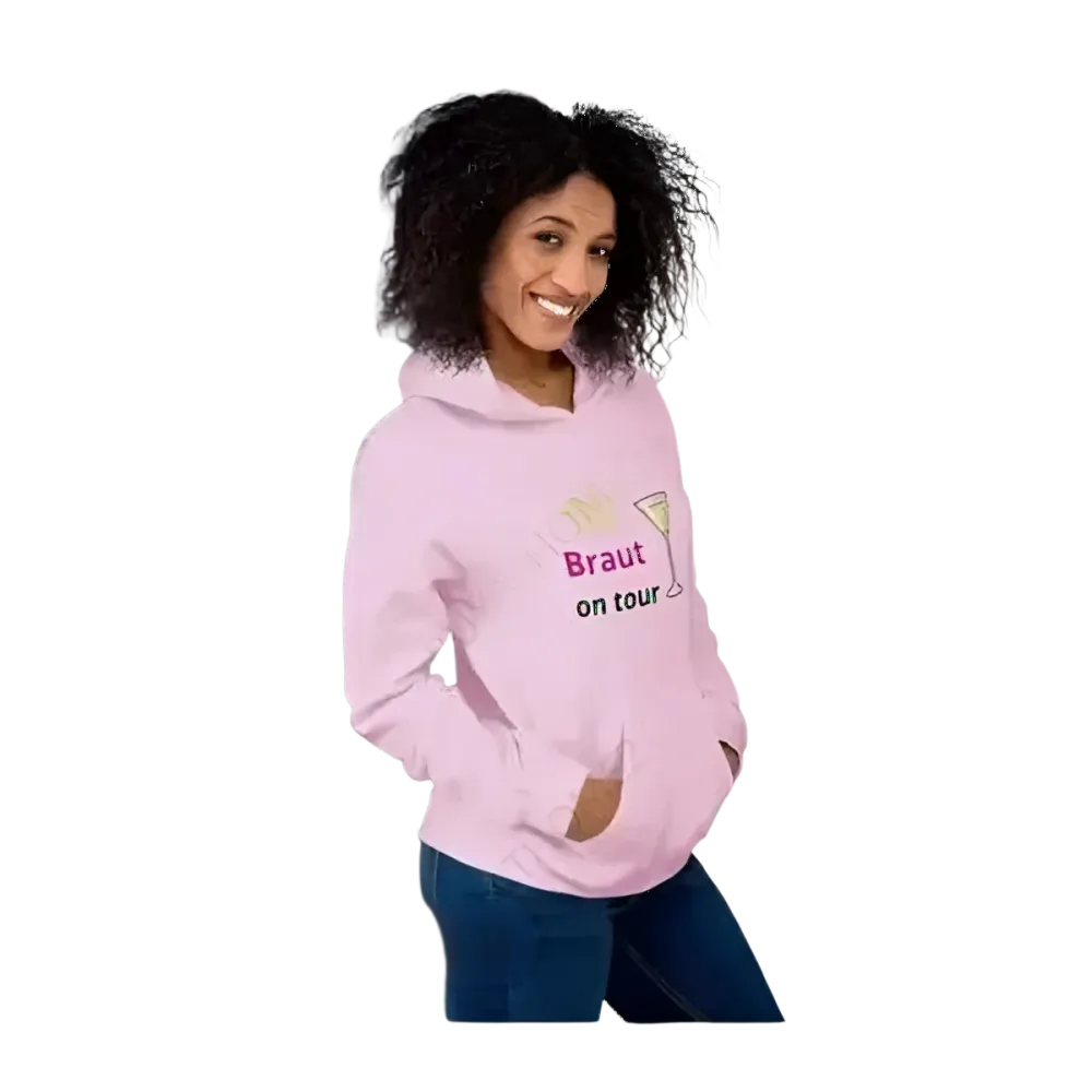 Grafik Damen Hoodie von BUYATHOME24, Hochzeit Kapuzenpullover für Damen, Braut Hoodie in S-5XL, bequem und stilvoll.
