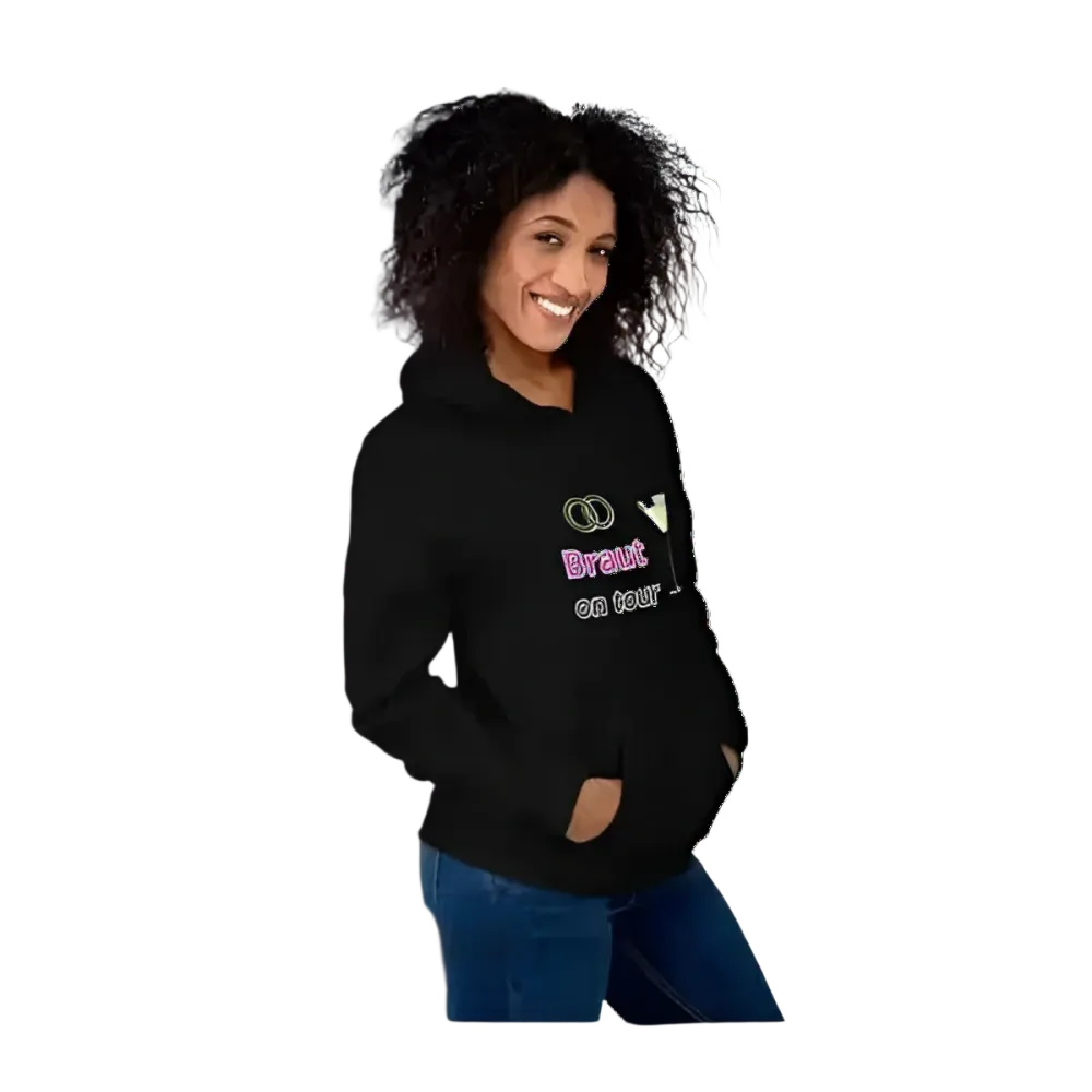 Grafik Damen Hoodie in S-5XL, Hochzeit Kapuzenpullover für Damen, Braut Hoodie für Junggesellinnenabschied, BUYATHOME24