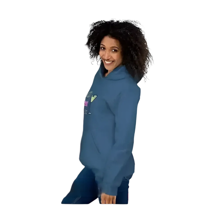 Grafik Damen Hoodie von BUYATHOME24, Hochzeit Kapuzenpullover für Damen, in S bis 5XL, mit Hochzeitsmotiv.