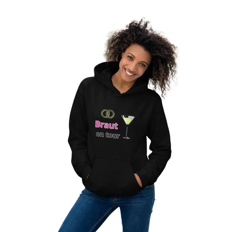 Hochzeits-Hoodie für Damen von BUYATHOME24 mit Grafik, in S-5XL, perfekt für Junggesellinnenabschied, bequemer Damen Kapuzenpullover