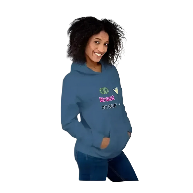 Herren Kapuzenpullover mit Grafik, Damen Hoodie für Hochzeit, Braut Hoodie in S-5XL, BUYATHOME24