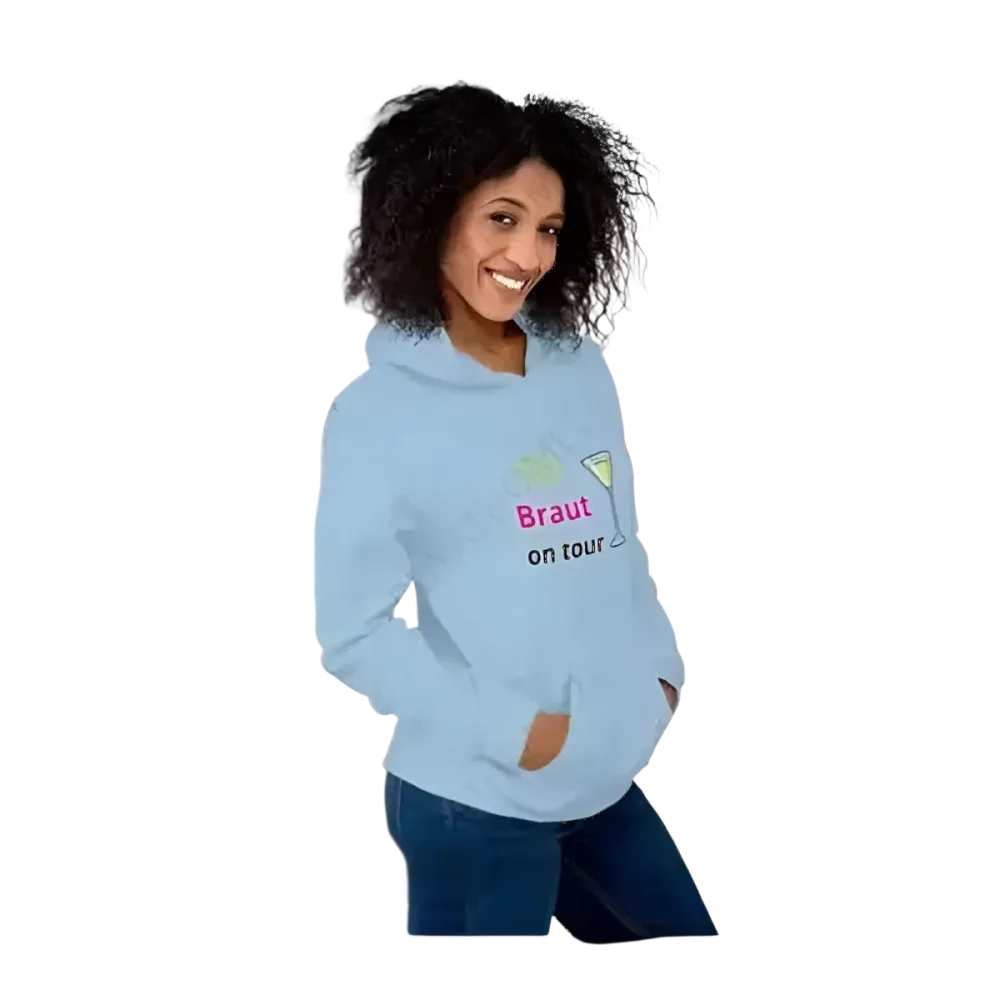 Grafik Damen Hoodie Hochzeit, Braut Kapuzenpullover in S-5XL, komfortabler Junggesellinnenabschied Hoodie von BUYATHOME24