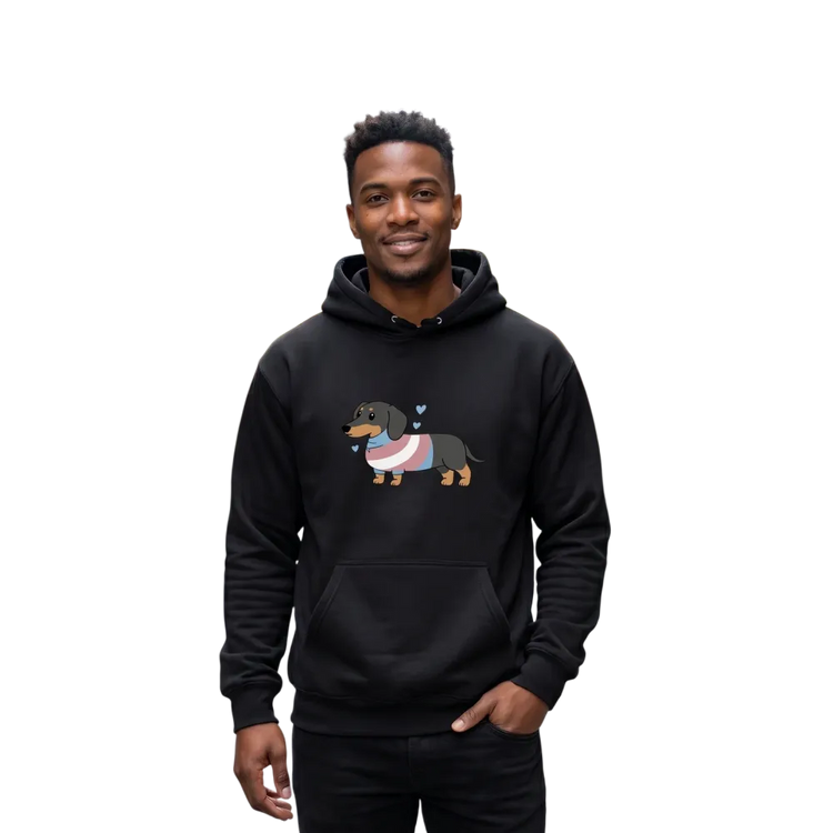 Unisex Kinder Kapuzenpullover mit Dackel-Tierdruck, grafischer Hoodie für 4-12 Jahre, bequem und kindgerecht.
