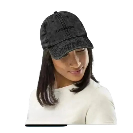 Vintage Jeans Baseball Cap aus Baumwolle, verstellbar 47-59 cm, stilvoll für Damen, modisches Accessoire