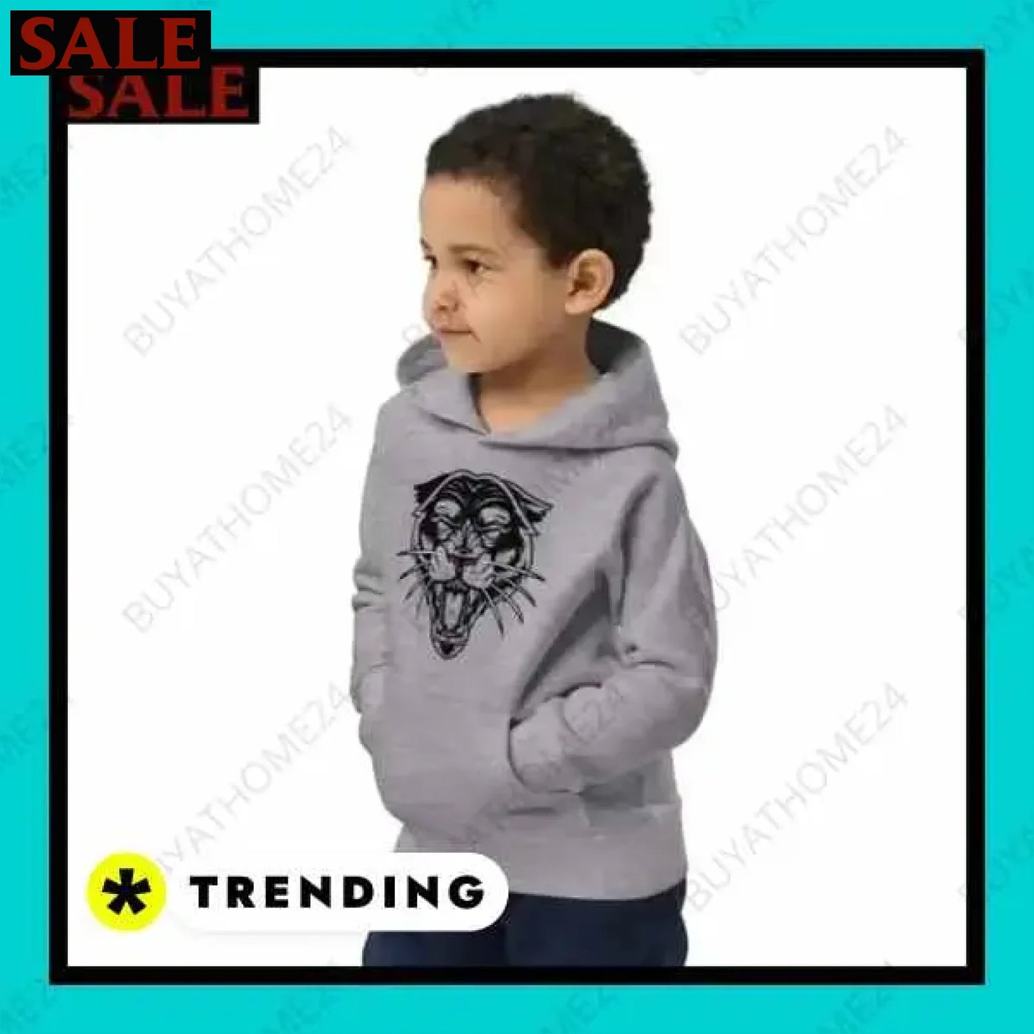 • Kapuzenpullover I Kinder Hoodie 4 Jahre - 12 Jahre  Textildruck BUYATHOME24, T-Shirts BUYATHOME24, Hoodies BUYATHOME24,  Hosen BUYATHOME24, Jacken BUYATHOME24, Schuhe BUYATHOME24