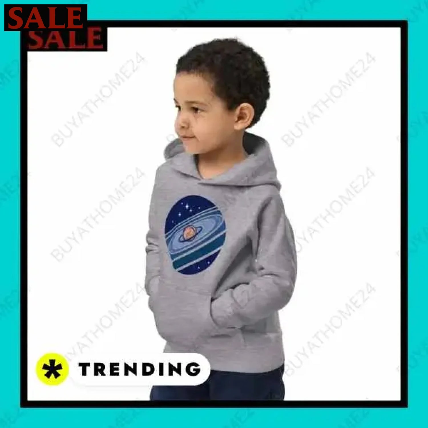 Jungen Baumwolle Hoodie für Kinder von 4 bis 12 Jahren bei BuyAtHome24  Textildruck BUYATHOME24, T-Shirts BUYATHOME24, Hoodies BUYATHOME24,  Hosen BUYATHOME24, Jacken BUYATHOME24, Schuhe BUYATHOME24