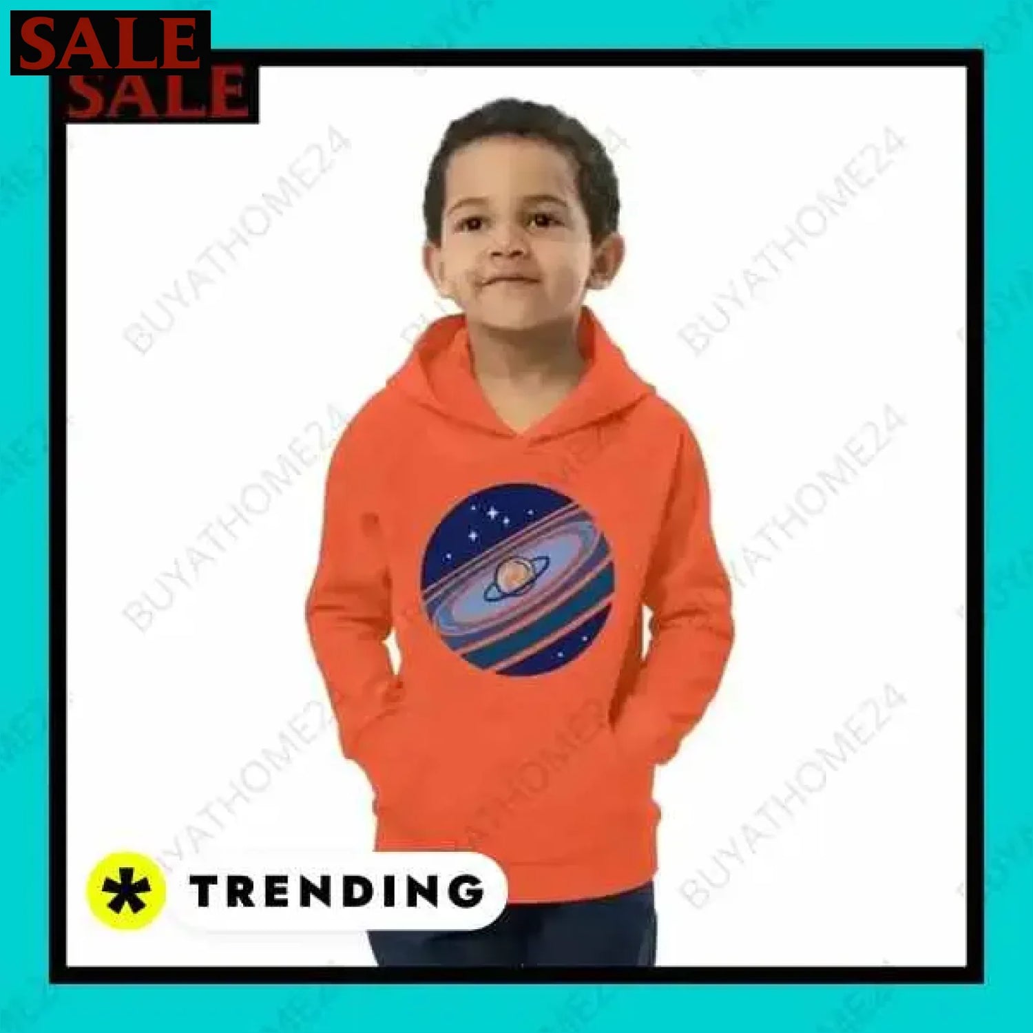 Jungen Baumwolle Hoodie für Kinder von 4 bis 12 Jahren bei BuyAtHome24  Textildruck BUYATHOME24, T-Shirts BUYATHOME24, Hoodies BUYATHOME24,  Hosen BUYATHOME24, Jacken BUYATHOME24, Schuhe BUYATHOME24