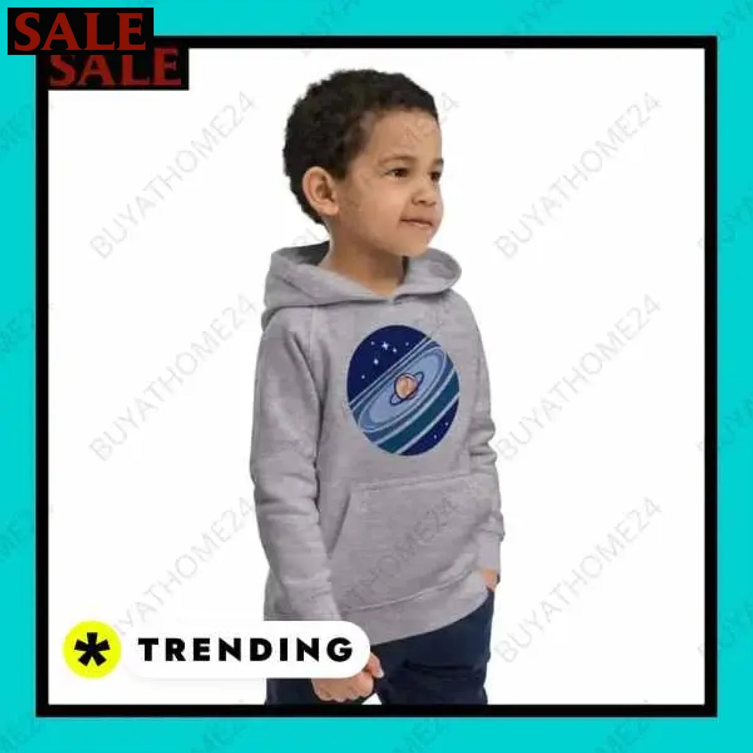 Jungen Baumwolle Hoodie für Kinder von 4 bis 12 Jahren bei BuyAtHome24  Textildruck BUYATHOME24, T-Shirts BUYATHOME24, Hoodies BUYATHOME24,  Hosen BUYATHOME24, Jacken BUYATHOME24, Schuhe BUYATHOME24