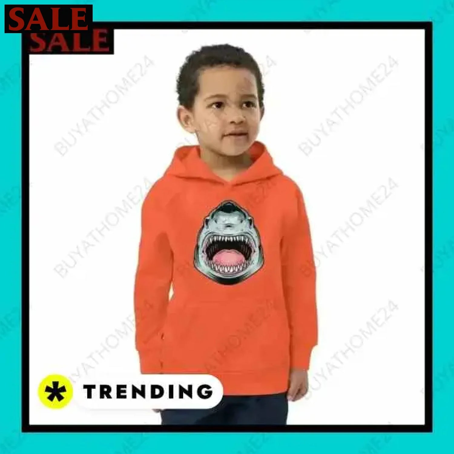 Jungen Baumwolle Hoodie für Kinder von 4 bis 12 Jahren bei BuyAtHome24  Textildruck BUYATHOME24, T-Shirts BUYATHOME24, Hoodies BUYATHOME24,  Hosen BUYATHOME24, Jacken BUYATHOME24, Schuhe BUYATHOME24
