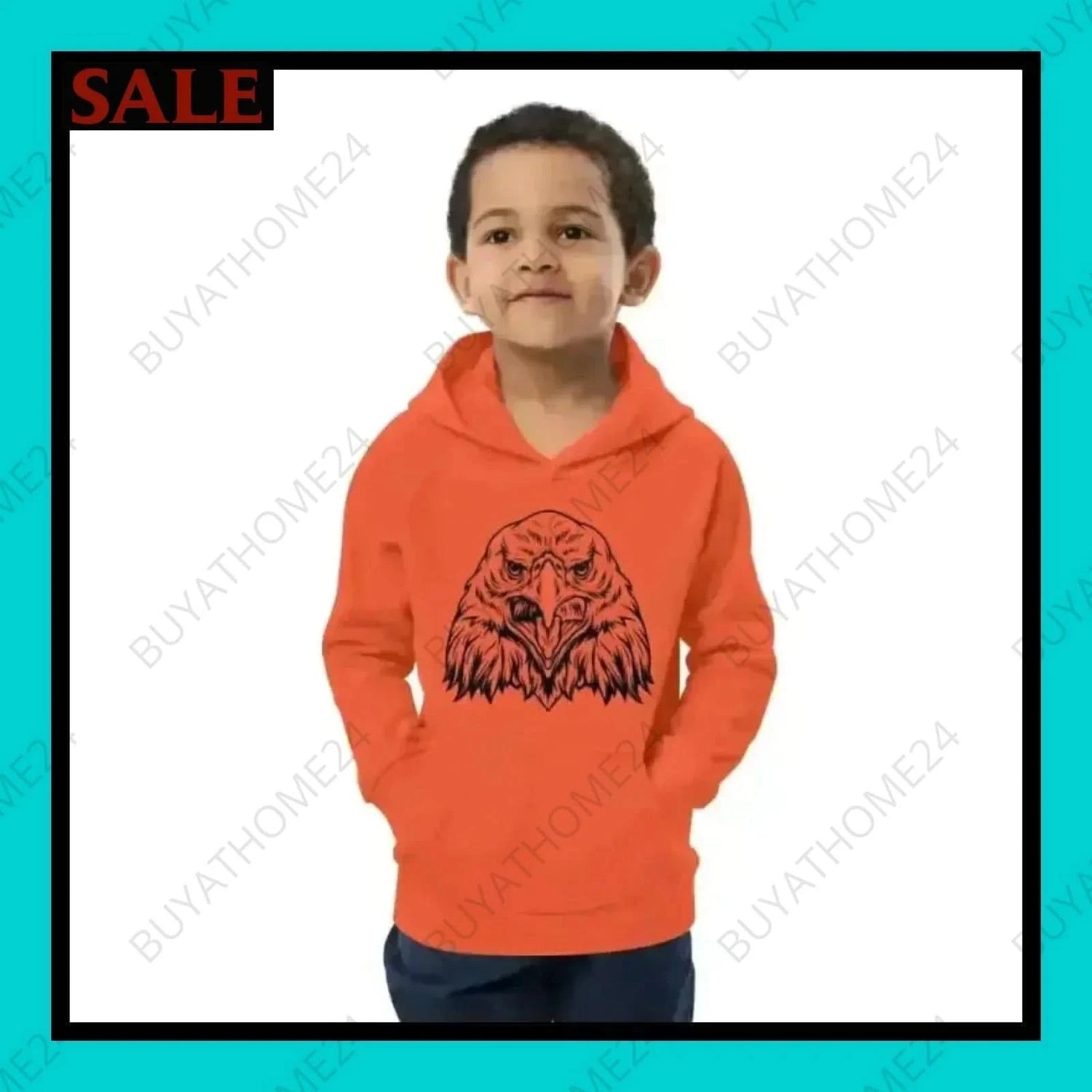 Jungen Hoodie 4 Jahre - 12 Jahre - BUYATHOME24 - Hoodiedruck - GERMANY - Kinder Hoodie, KINDERMODE & BABYS