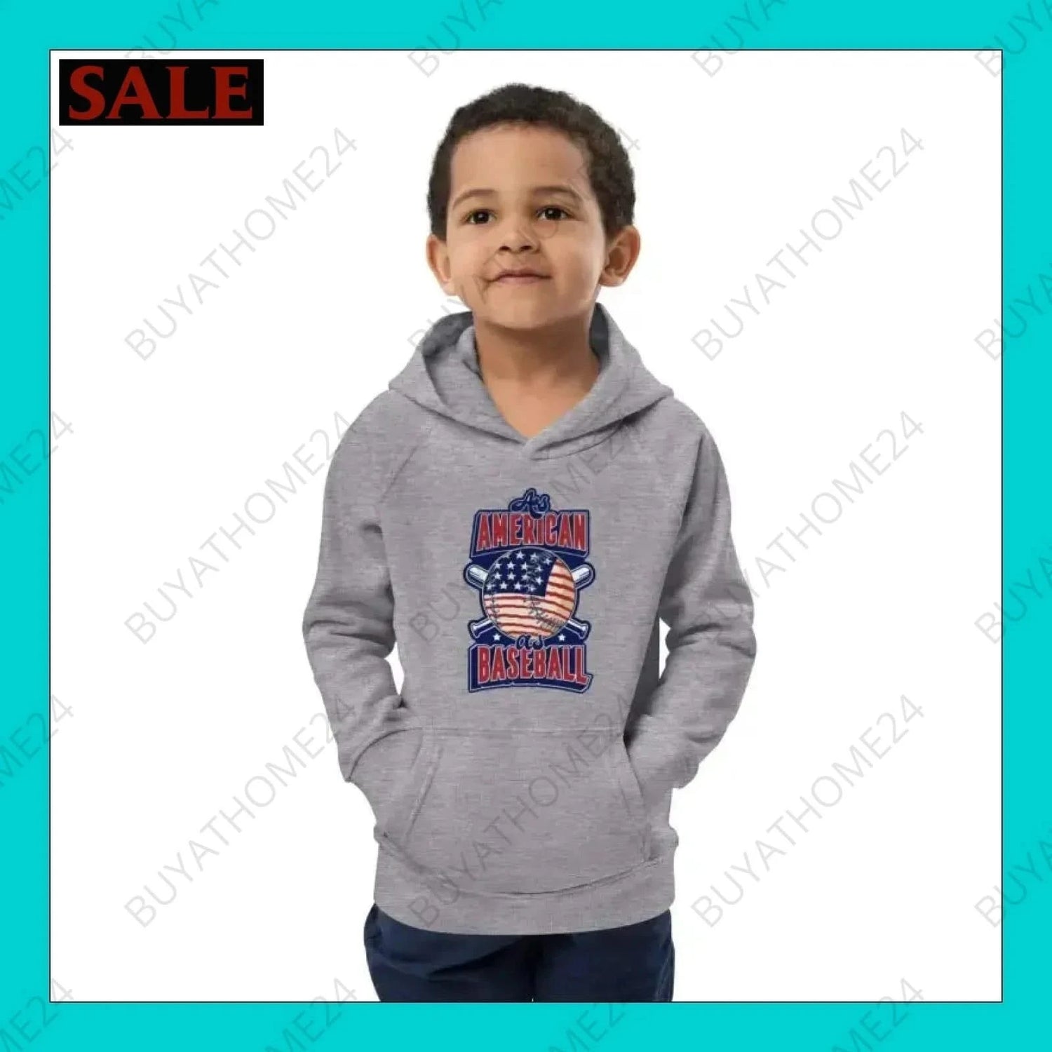 Jungen Hoodie 4 Jahre - 12 Jahre - BUYATHOME24 - Hoodiedruck - GERMANY - Kinder Hoodie, KINDERMODE & BABYS