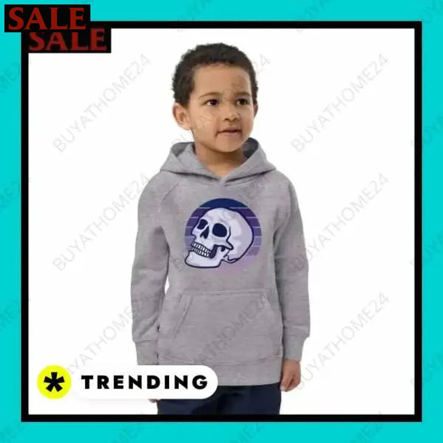 Jungen Hoodie aus Baumwolle bei BUYATHOME24 für Kinder von 4 bis 12 Jahren  Textildruck BUYATHOME24, T-Shirts BUYATHOME24, Hoodies BUYATHOME24,  Hosen BUYATHOME24, Jacken BUYATHOME24, Schuhe BUYATHOME24