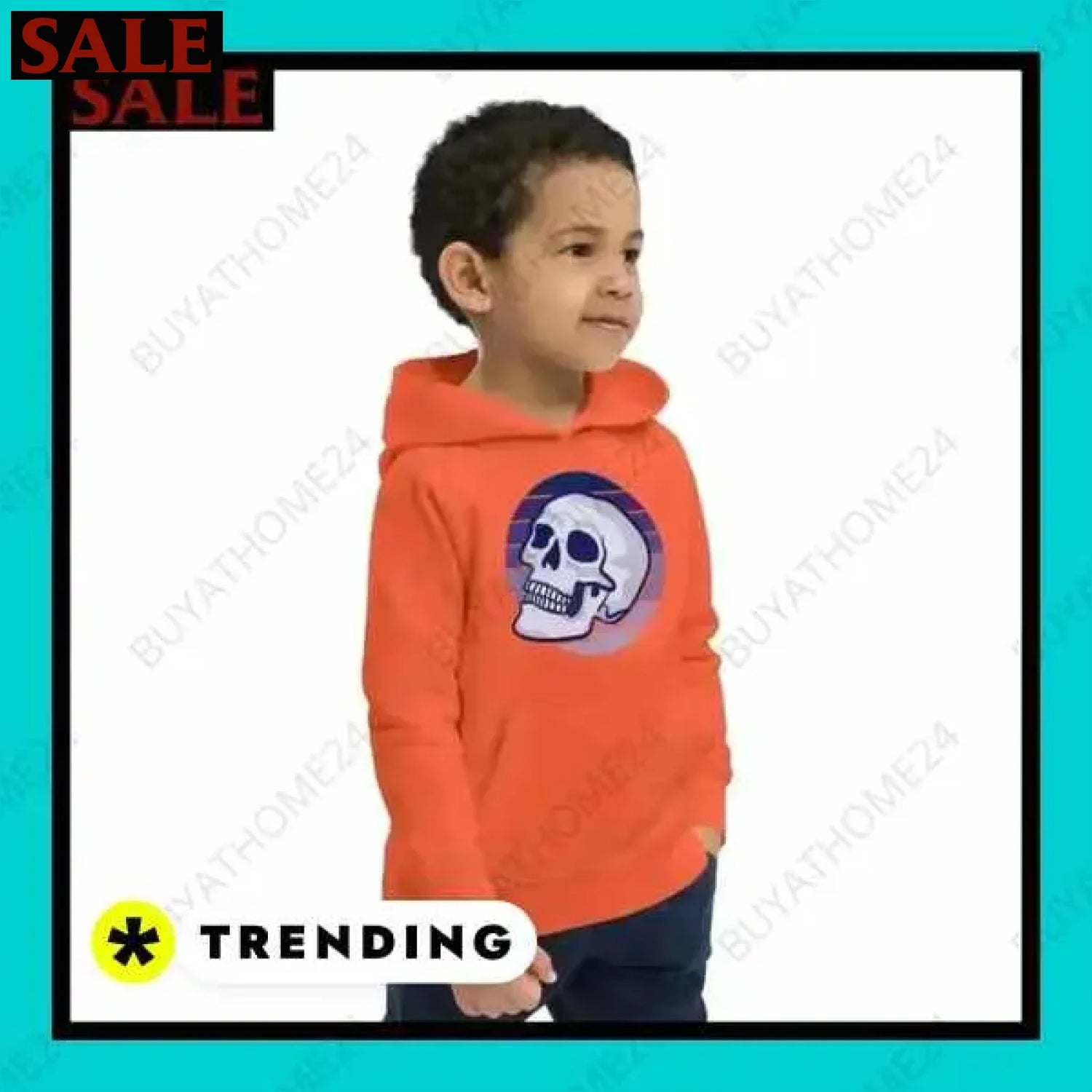 Jungen Hoodie aus Baumwolle bei BUYATHOME24 für Kinder von 4 bis 12 Jahren  Textildruck BUYATHOME24, T-Shirts BUYATHOME24, Hoodies BUYATHOME24,  Hosen BUYATHOME24, Jacken BUYATHOME24, Schuhe BUYATHOME24