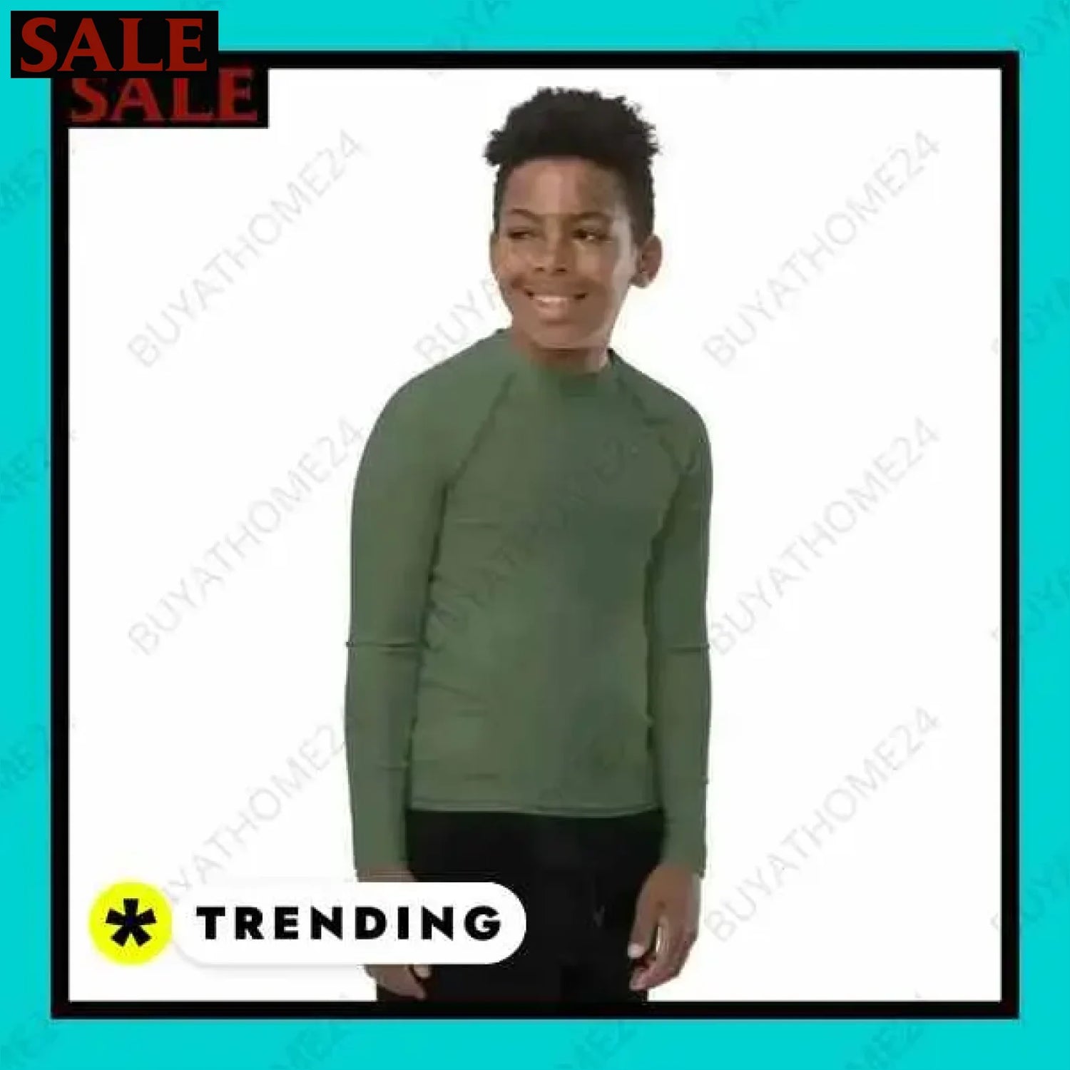 Jungen Langarm Sport T-Shirt bei BuyAtHome24 für Fitness und Freizeit  Textildruck BUYATHOME24, T-Shirts BUYATHOME24, Hoodies BUYATHOME24,  Hosen BUYATHOME24, Jacken BUYATHOME24, Schuhe BUYATHOME24