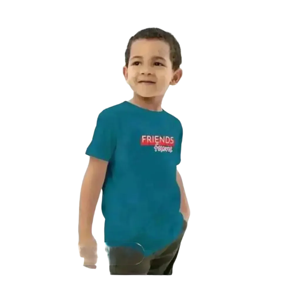 Unisex Rundhalsshirt für Jungen und Mädchen, Kurzarm, modisches Grafikdesign, bequemes T-Shirt für Kinder im Alter von 3-14 Jahren