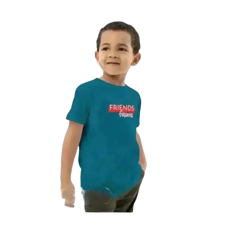 Unisex Rundhalsshirt für Jungen und Mädchen, Kurzarm, modisches Grafikdesign, bequemes T-Shirt für Kinder im Alter von 3-14 Jahren