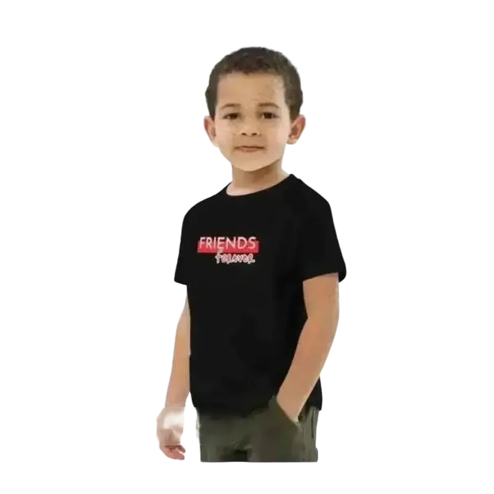 Unisex Rundhalsshirt für Jungen und Mädchen, Kurzarm, grafisches Design, bequem und modisch für Kinder 3-14 Jahre.