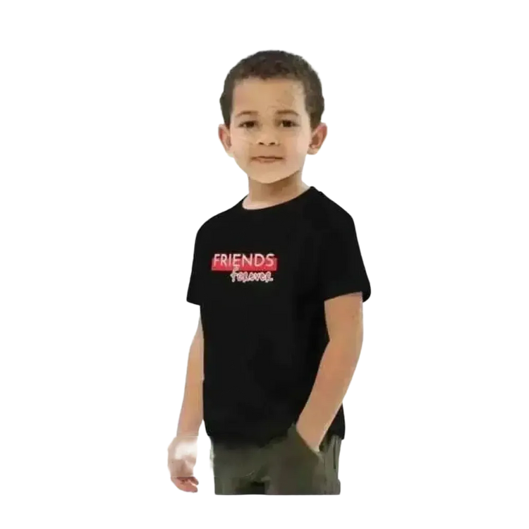 Unisex Rundhalsshirt für Jungen und Mädchen, Kurzarm, grafisches Design, bequem und modisch für Kinder 3-14 Jahre.