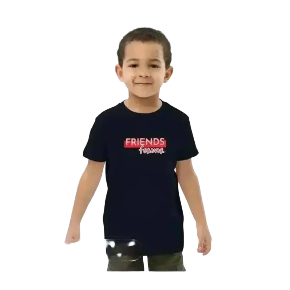 Unisex Rundhalsshirt für Jungen und Mädchen, Kurzarm, grafisches Design, bequem und modisch für Kinder im Alter von 3-14 Jahren.