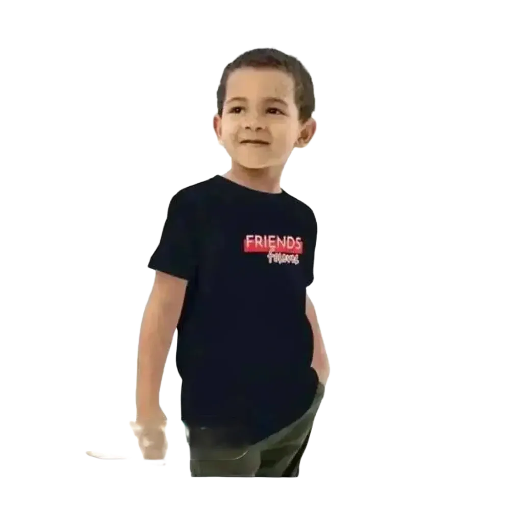 Unisex Rundhalsshirt für Jungen und Mädchen, Kurzarm, grafisches Design, bequem und modisch für Kinder 3-14 Jahre.