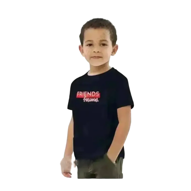 Grafisches Jungen- und Mädchen-Rundhalsshirt, Kurzarm, Unisex, für Kinder 3-14 Jahre, bequem und modisch von BUYATHOME24.