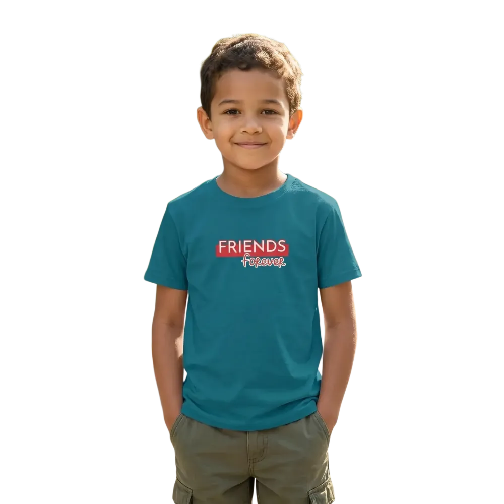 Unisex Kurzarm Rundhalsshirt für Jungen und Mädchen, Grafikdesign, für Kinder von 3 bis 14 Jahre, von BUYATHOME24