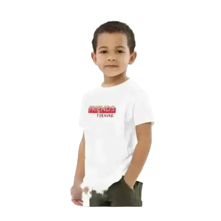 Rundhalsshirt für Jungen und Mädchen, Kurzarm Unisex T-Shirt mit Grafik, bequem und modisch für Kinder 3-14 Jahre