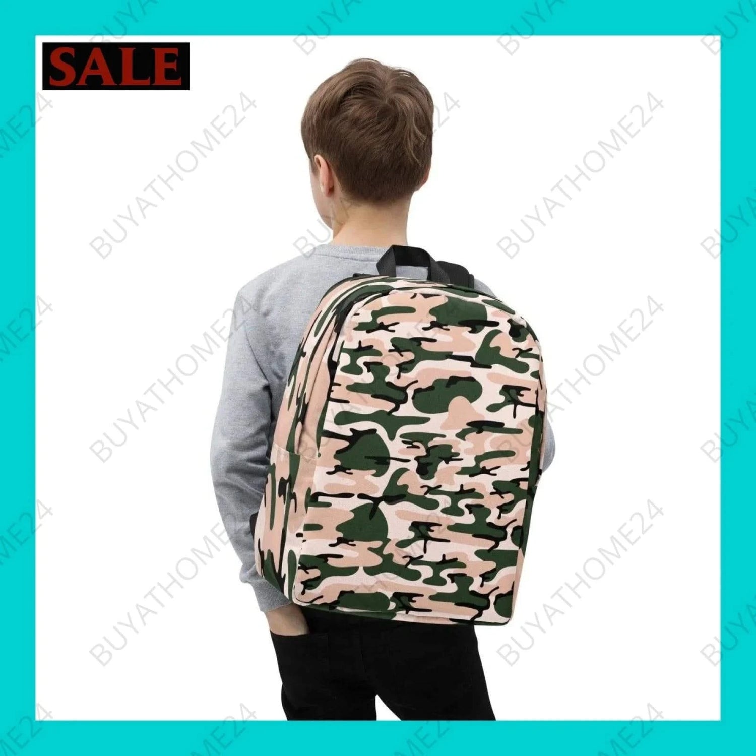 Jungen Rucksack 41 cm × 31 cm × 14 cm - BUYATHOME24 - Textildruck - GERMANY - ACCESSOIRES, Kinder Rucksack